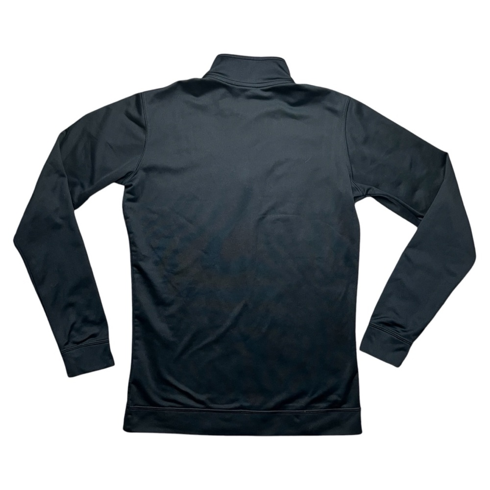 Nike Dri Fit Black Quarter Zip Pullover Sweater Size S - Picture 2 of 5